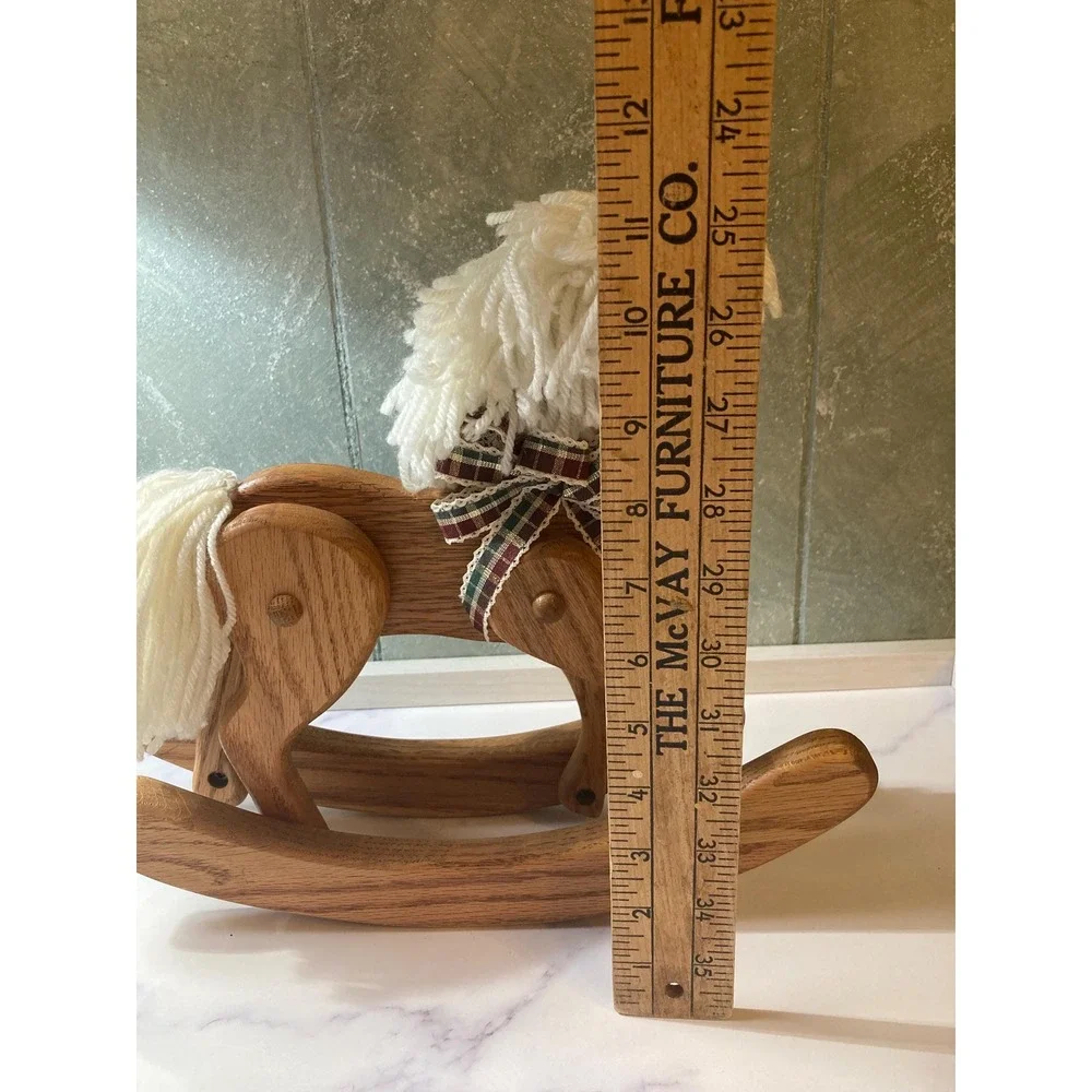 Wooden Rocking Horse display size